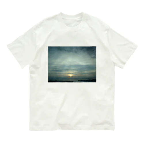 201409131716000　夕暮れの釧路港 Organic Cotton T-Shirt