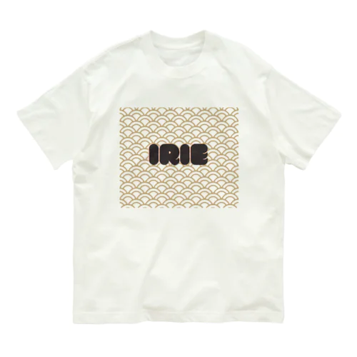 和柄アイリー Organic Cotton T-Shirt