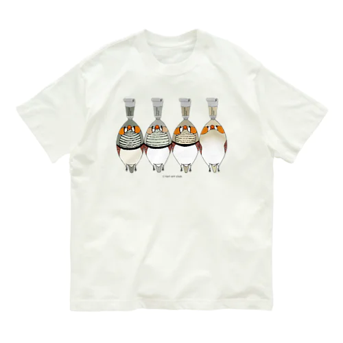 トリ絵の具　キンカチョウセット Organic Cotton T-Shirt