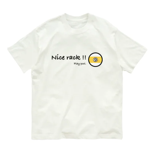 Nice rack !!（ちょっぴり下ネタ）デザイン。 オーガニックコットンTシャツ