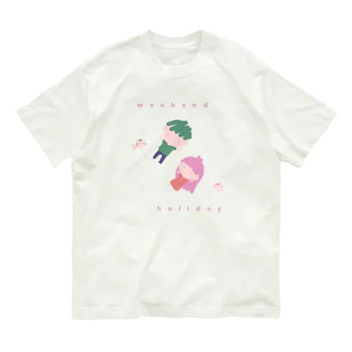 ウィークエンドホリディ Organic Cotton T-Shirt