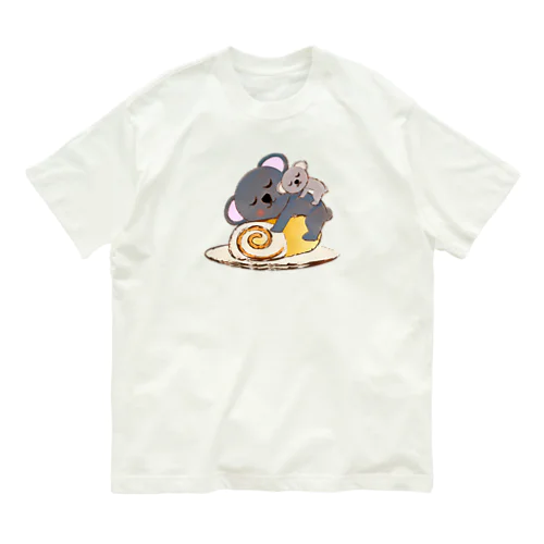 コアラのロールケーキ オーガニックコットンTシャツ