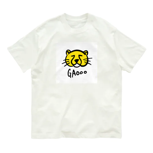 ライオン　虎　ヒョウ　チーター Organic Cotton T-Shirt