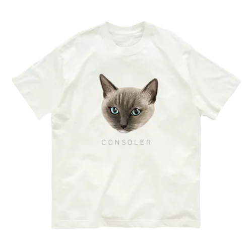 CONSOLER 猫 005 オーガニックコットンTシャツ