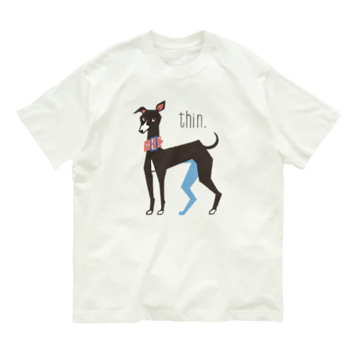 thin オーガニックコットンTシャツ