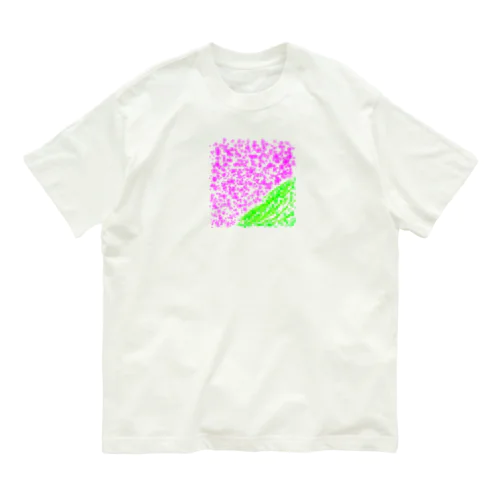 芝桜 オーガニックコットンTシャツ