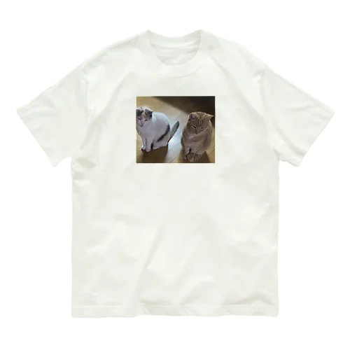 気まずい猫 Organic Cotton T-Shirt