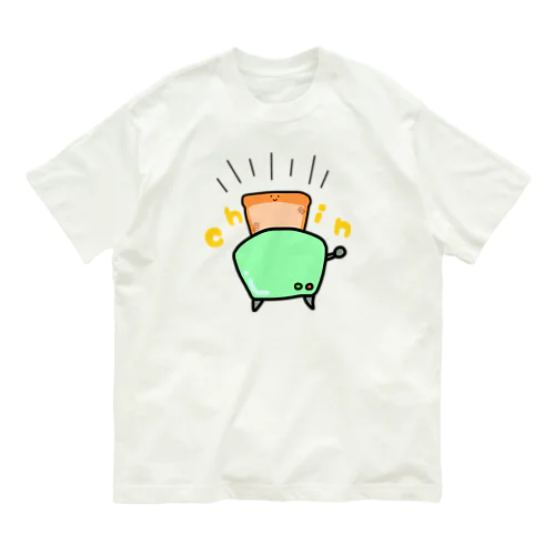 ポップアップトースター オーガニックコットンTシャツ