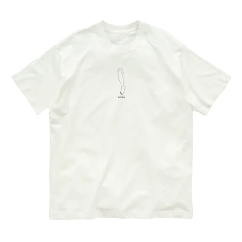 KneeFace(クリア) オーガニックコットンTシャツ