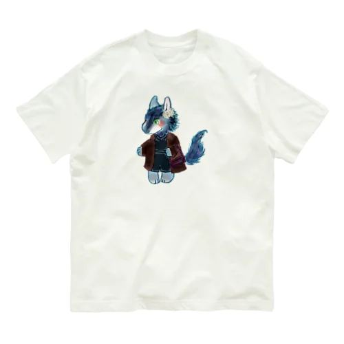 オオカミのウルフル Organic Cotton T-Shirt