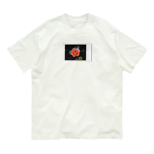 The Polaroid Rose  オーガニックコットンTシャツ