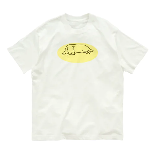 いねむりわんこ オーガニックコットンTシャツ