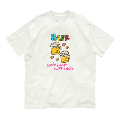 クレヨン DE びーる オーガニックコットンTシャツ