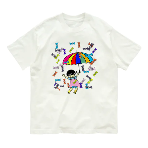 アメアメ フレフレ Organic Cotton T-Shirt