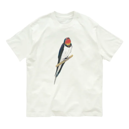 [森図鑑] ツバメ Organic Cotton T-Shirt