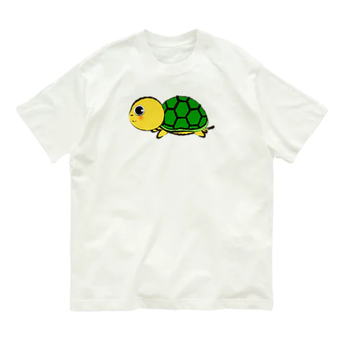 亀ちゃん オーガニックコットンTシャツ