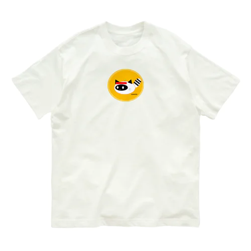 ASAKICHIまんまるタヌキ オーガニックコットンTシャツ