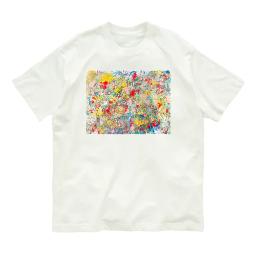 Flower garden オーガニックコットンTシャツ