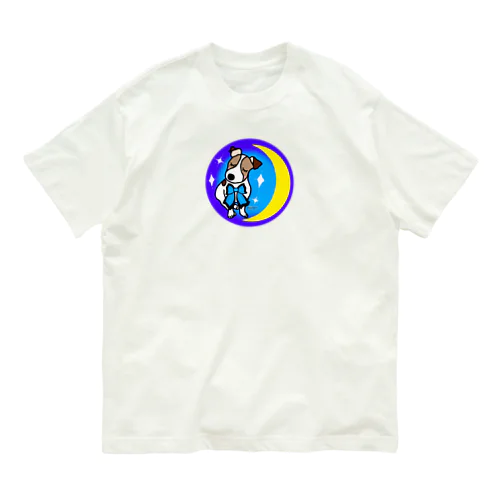 夢の国へ　ジャックラッセルテリア犬 Organic Cotton T-Shirt