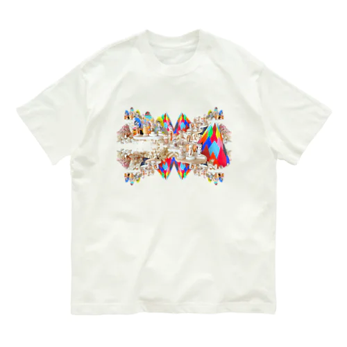 こけし王国 オーガニックコットンTシャツ