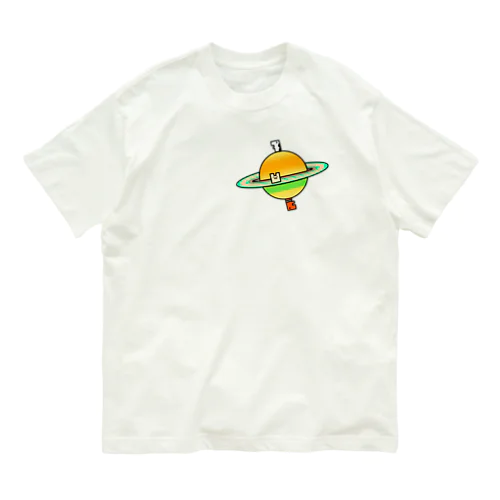 2Dうさぎ アナゴの惑星 オーガニックコットンTシャツ