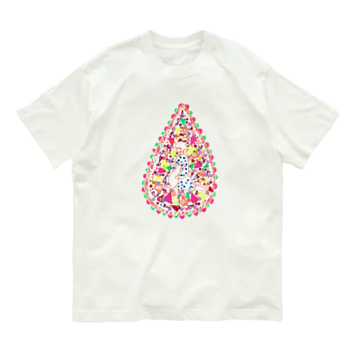 ガラス瓶の中の女の子 オーガニックコットンTシャツ