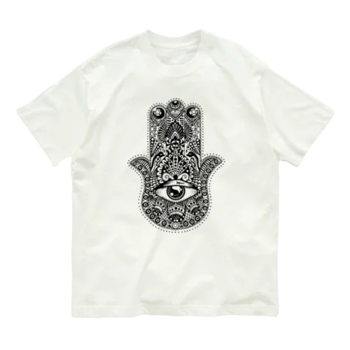 hamsa オーガニックコットンTシャツ