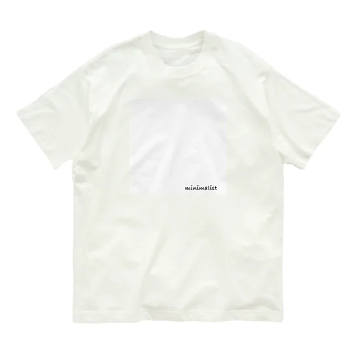 minimalistを愉しむ Organic Cotton T-Shirt