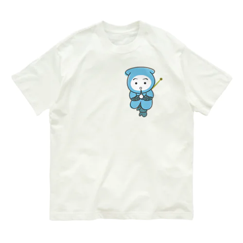 鍼灸忍者さすまるくん オーガニックコットンTシャツ