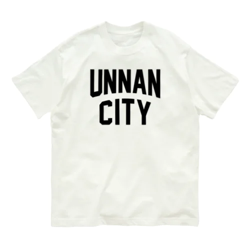 雲南市 UNNAN CITY Organic Cotton T-Shirt