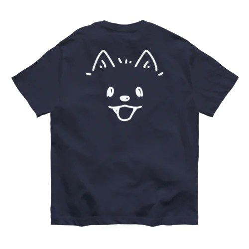 バックプリント 391 POMEぶ　EX　近すぎるポメラニアン02 Organic Cotton T-Shirt