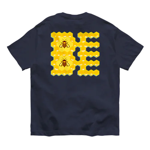 ハニカム構造(BEE） Organic Cotton T-Shirt