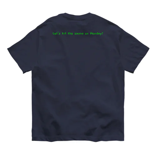 MONDAY SAUNA CLUB オーガニックコットンTシャツ