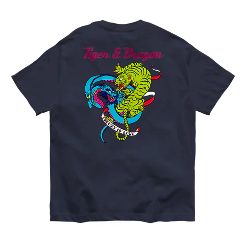 TIGER ＆ DRAGON オーガニックコットンTシャツ