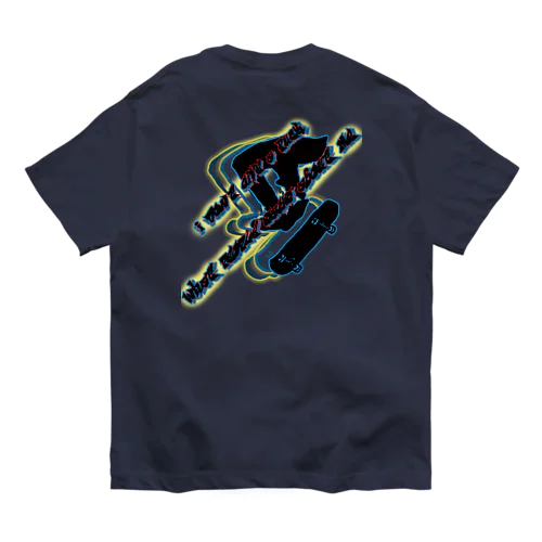 ウサギlogoのスケボー🛹 オーガニックコットンTシャツ