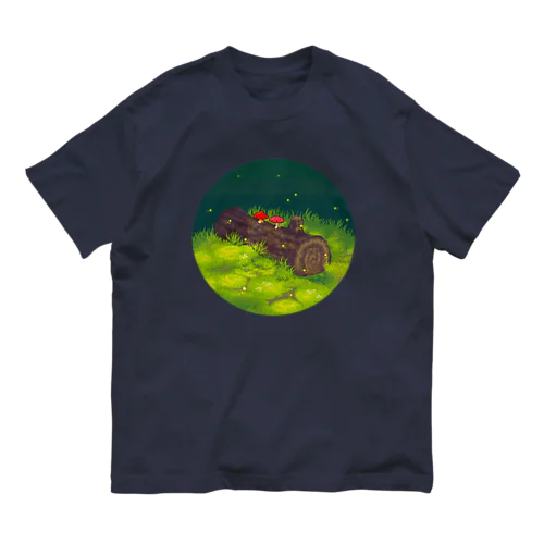 On a fallen tree🌲🍄🍄 Organic Cotton T-Shirt