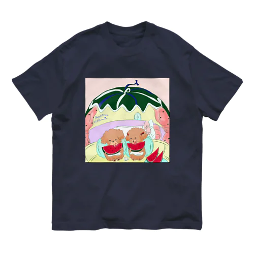 ♪   《Happy🍉Glamping》 Organic Cotton T-Shirt