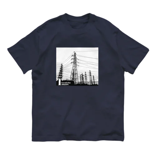 送電鉄塔群 Organic Cotton T-Shirt