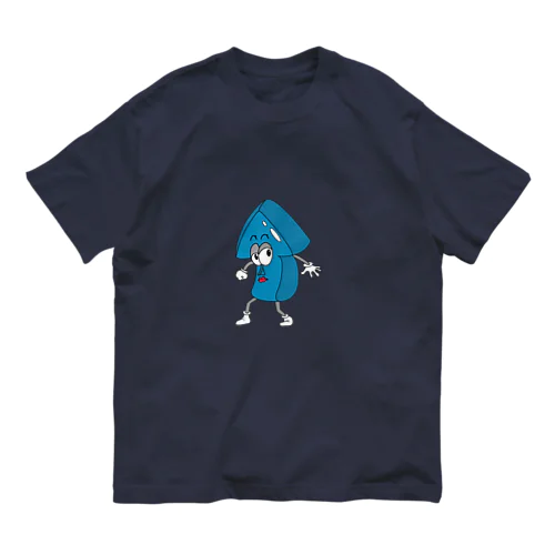 ファッションの方向性を決める矢印くん オーガニックコットンTシャツ