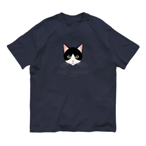 ねこラブ・ハチワレ オーガニックコットンTシャツ