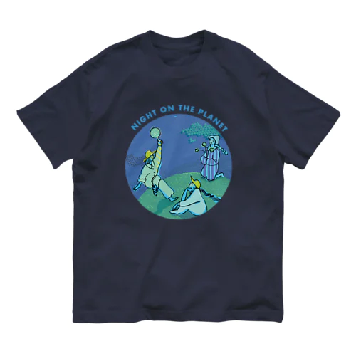 NIGHT ON THE PLANET   Organic Cotton T-Shirt