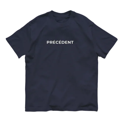 précédentロゴ オーガニックコットンTシャツ