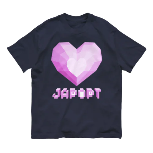 Geometric Heart💓JAPANESE POP T-SHIRTS オーガニックコットンTシャツ