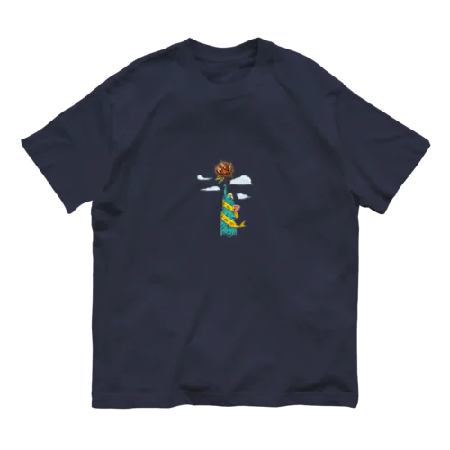 サウナのメガミ　栗風船🌰 Organic Cotton T-Shirt