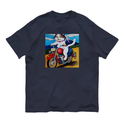 White rider オーガニックコットンTシャツ