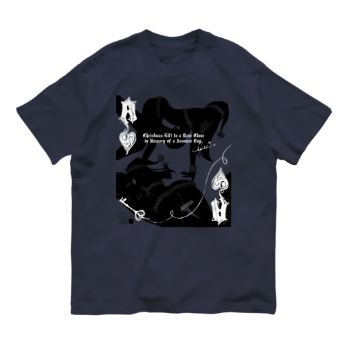 BLACK SANTA 03 Obscure Desire ブラックサンタ ネガver. Organic Cotton T-Shirt