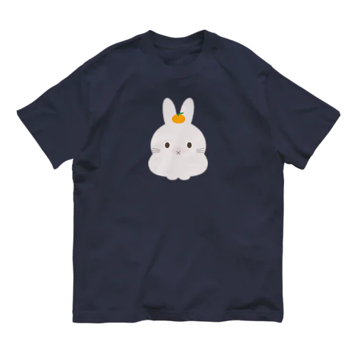 鏡餅うさぎ Organic Cotton T-Shirt