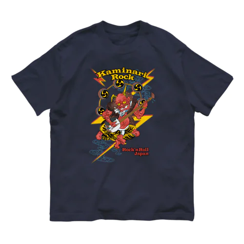 Kaminari Rock オーガニックコットンTシャツ