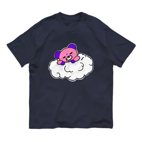 お寝んねＴシャツ　悩みクマ　ふぅーまん Organic Cotton T-Shirt