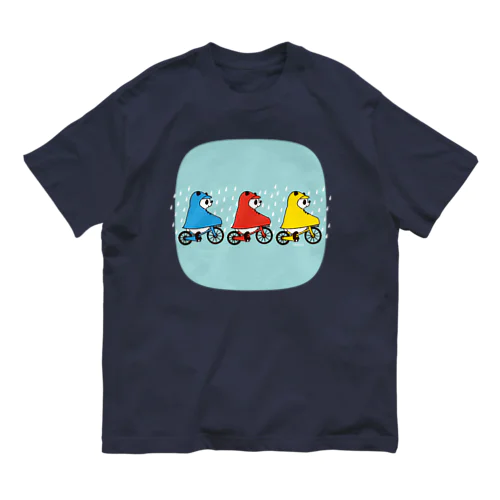 パンダのレインコート オーガニックコットンTシャツ